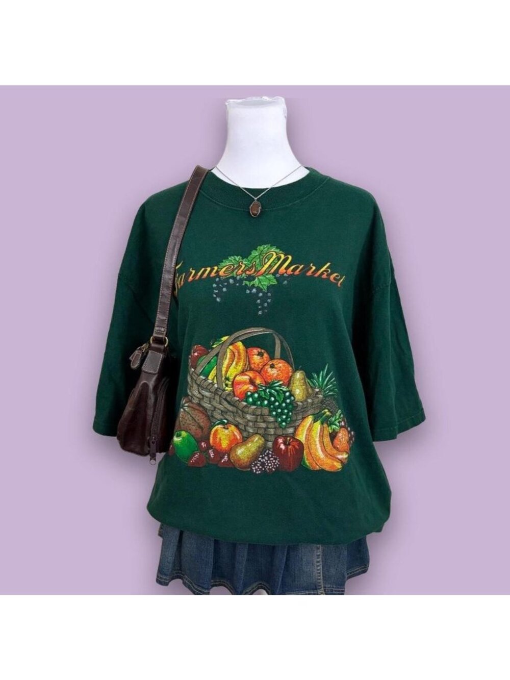 90s fruit basket farmers market tshirt